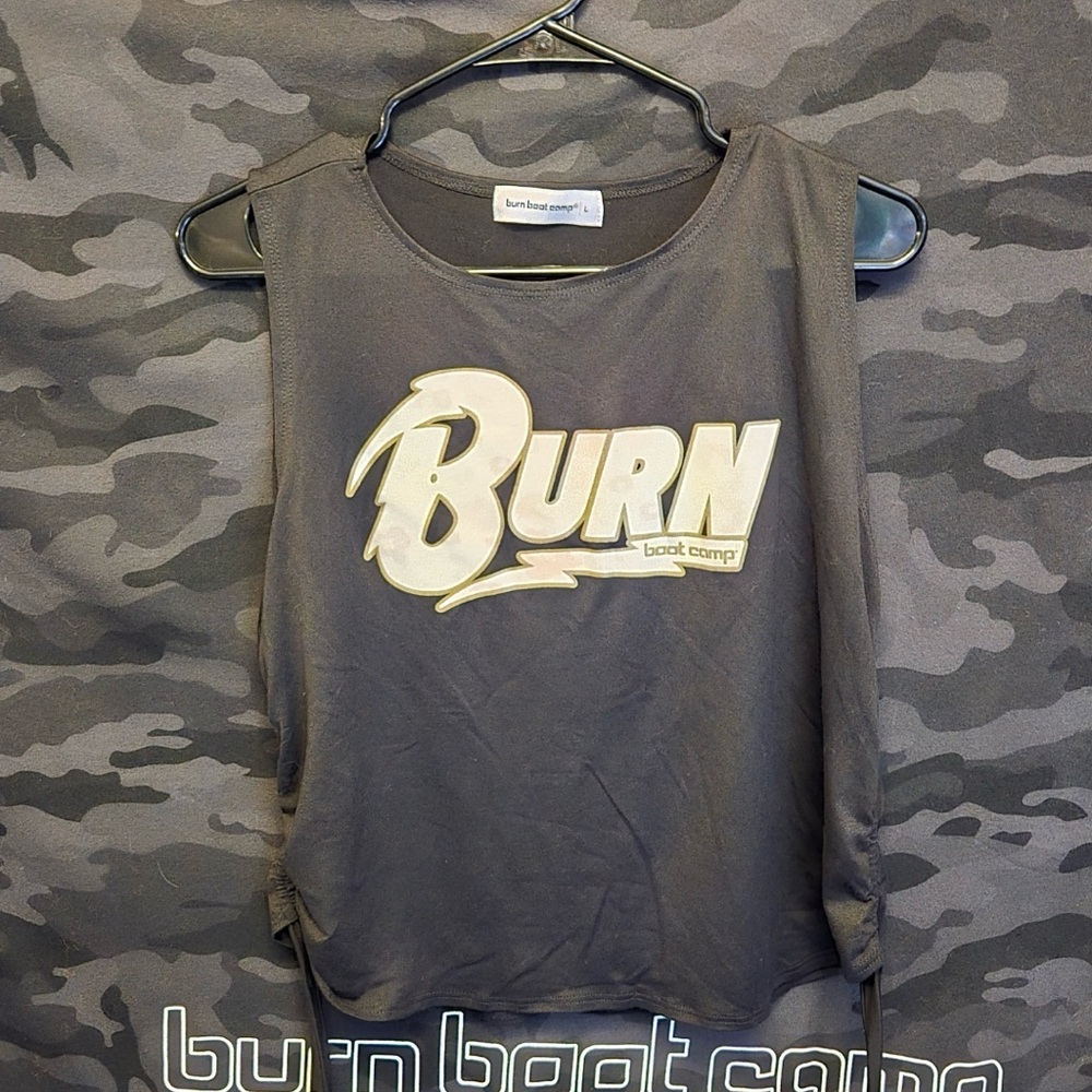 Burn Boot Camp Women's Black Muscle Tee